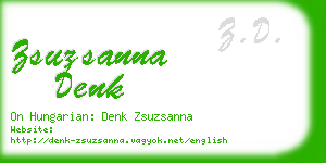zsuzsanna denk business card